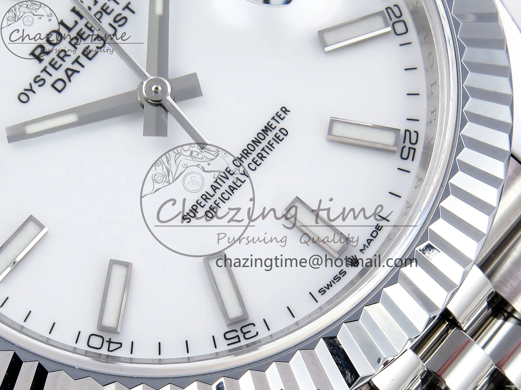 Bracelet Best VR3235 Edition Steel SS 1:1 HGF Dial Datejust 904L on White 41mm 126234 0405